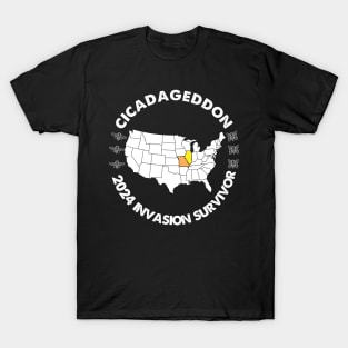 Cicadageddon Invasion 2024 survivor T-Shirt